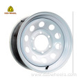 8 Spoke Galvanized chrome zinc Steel Trailer Wheel